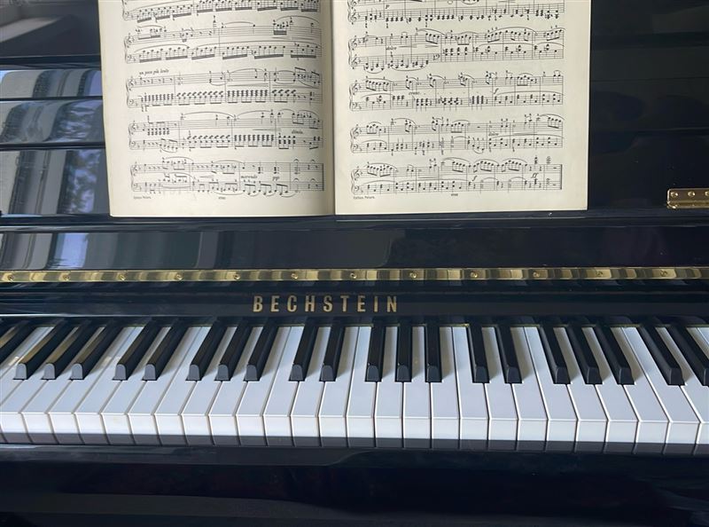 转让德国贝希斯坦Bechstein 立式钢琴几乎是新琴